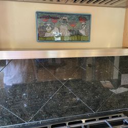 Stainless Steel Floating Shelf. 30 X 4 X 1 1/2. 