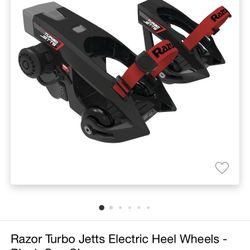 Razor Turbo Jets Electric Heel Wheels Black One Size