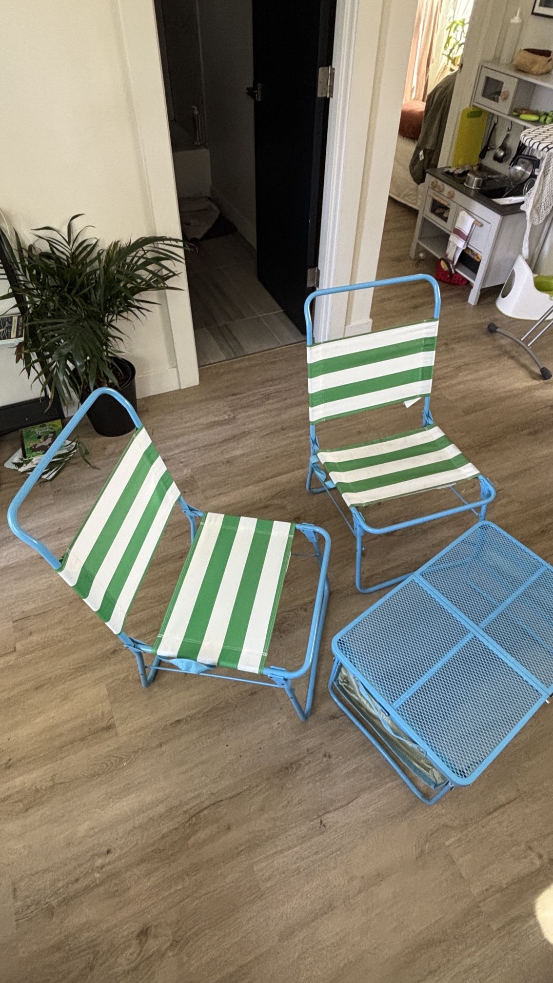 Beach Chairs & Table