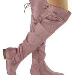 Long Boots Size Nude Pink 