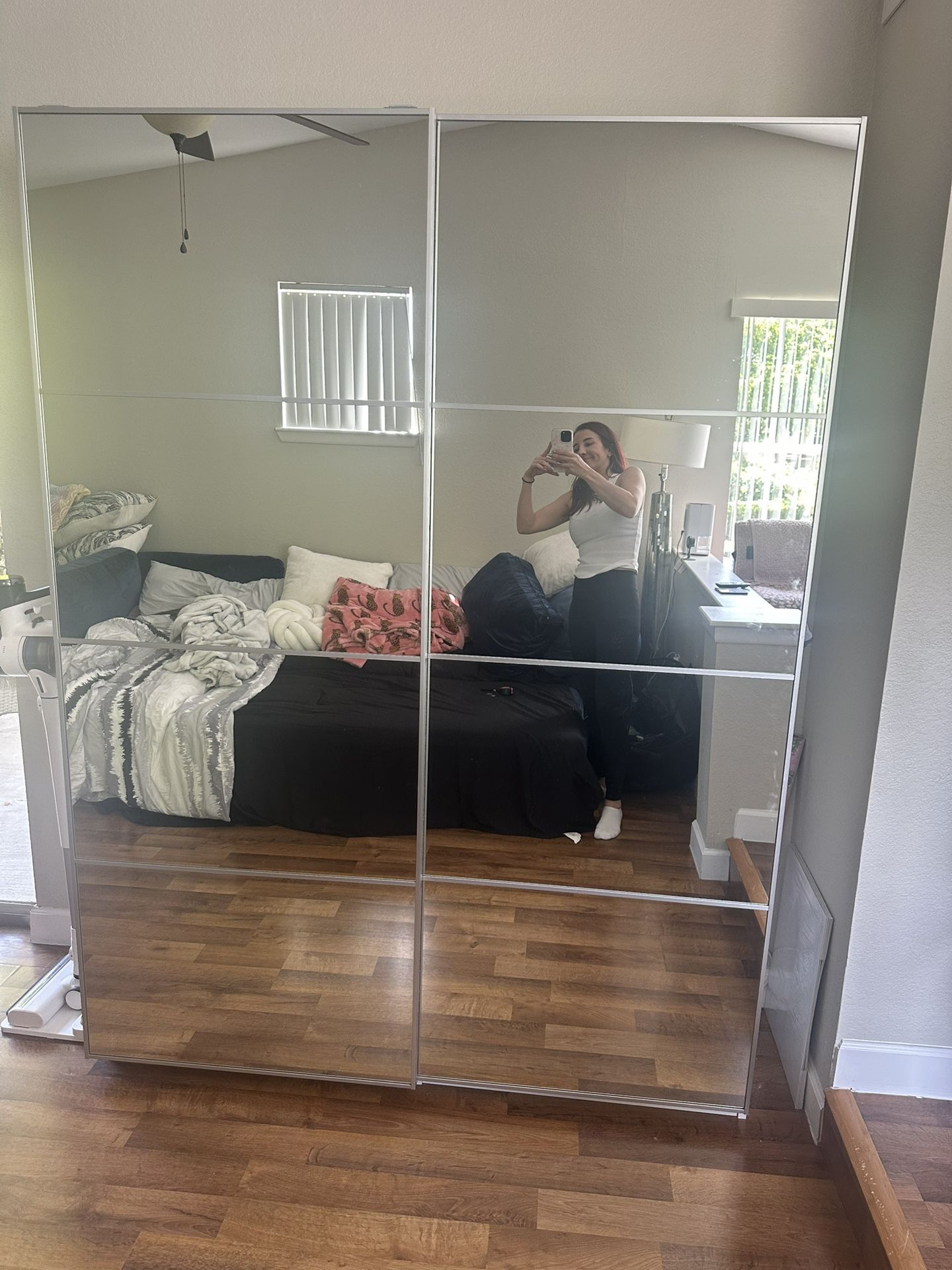 IKEA Mirrored Closet