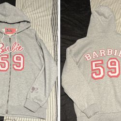 Barbie 59 Zip up Hoodie- NEW