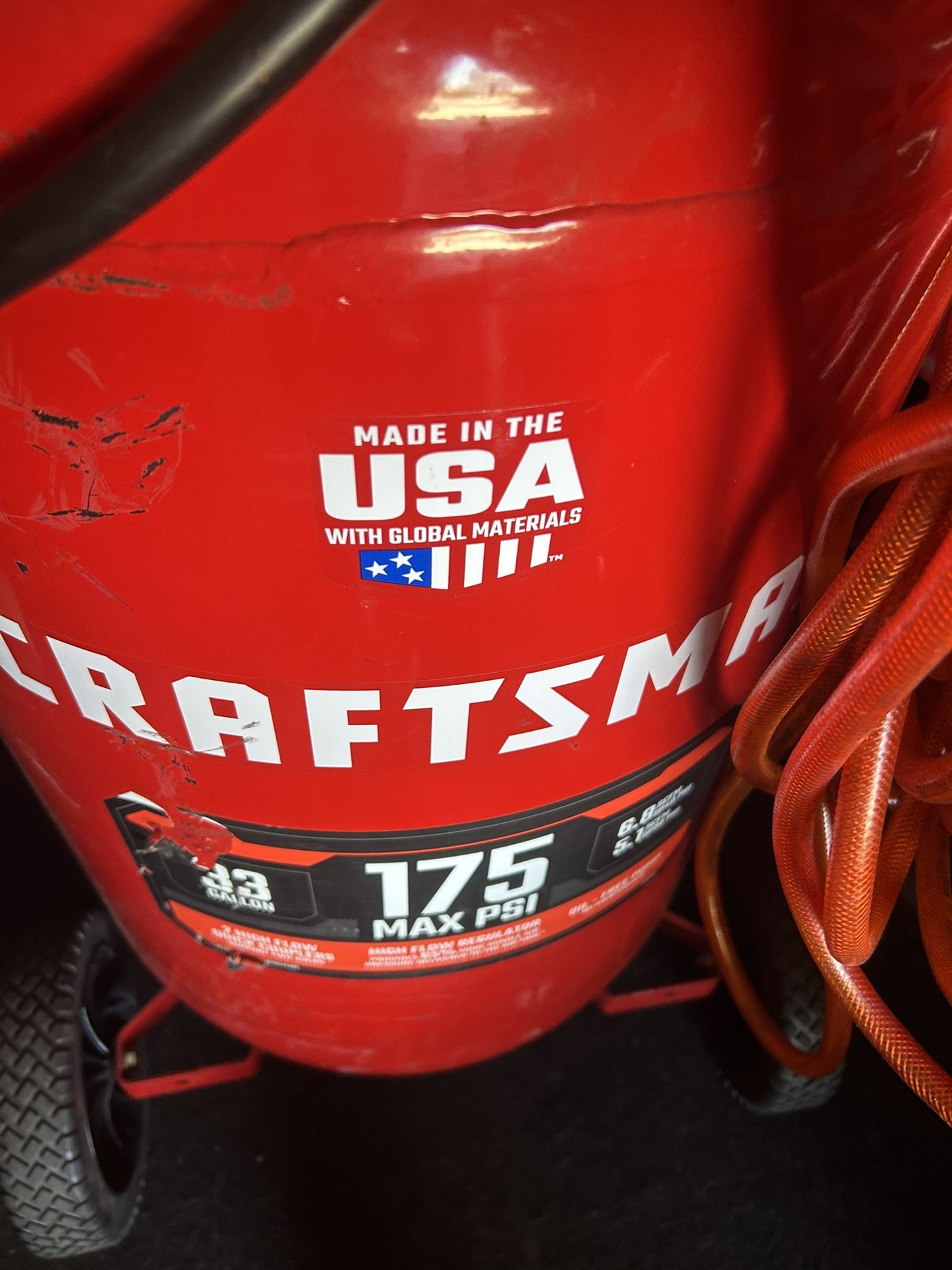 Craftsman Compressor 75 pounds asking 260