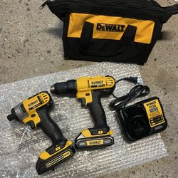 Dewalt 20v Drill Set Kit 