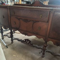 Antique Sideboard Buffet 