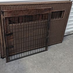Stylish XL Woven Dog Crate $ 35