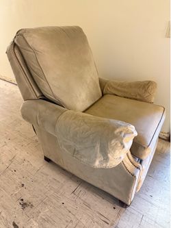 Faux Suede Recliner