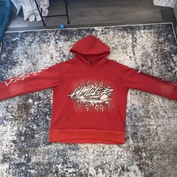 Hellstar Greatest Hits Records Hoodie 'Red'
