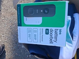 Blink door bell camera brand new never been used