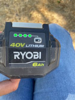 Ryobi 40V Lithium Ion 60 Amps