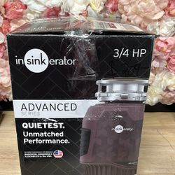 InSinkErator Evolution 1300, 3/4 HP Garbage Disposal, Advanced Series EZ Connect Continuous Feed Food Waste Disposer