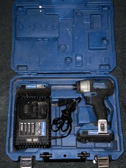 Hercules 20v Cordless ¼” Impact Driver Kit w/2-Batteries, Charger and Case