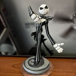 PS3 Disney Infinity Figure Jack Skellington with power disc and card.