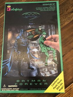 Vintage Batman forever colorforms game