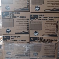 14000btu Windows Ac By GE WiFi Smart.  Complete Set With Bracket And Remote.  Brand New 