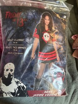 Friday the 13th Miss Jason Voorhees Costume XL