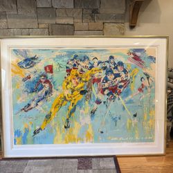 LeRoy Neiman “Lake Placid Olympics” Serigraph – Framed (56x41) – COA Included