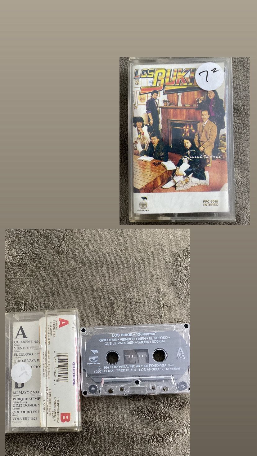Los Bukis Cassette Tape 