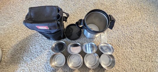 Milton Hot Meal Thermosteel Tiffin Lunch Box ( Multi Color, 4 Pcs Set )