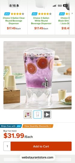 Lemonade dispenser