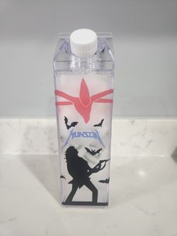 Eddie Munson Milk Carton Water Bottle. Color Changing. See Description 👇
