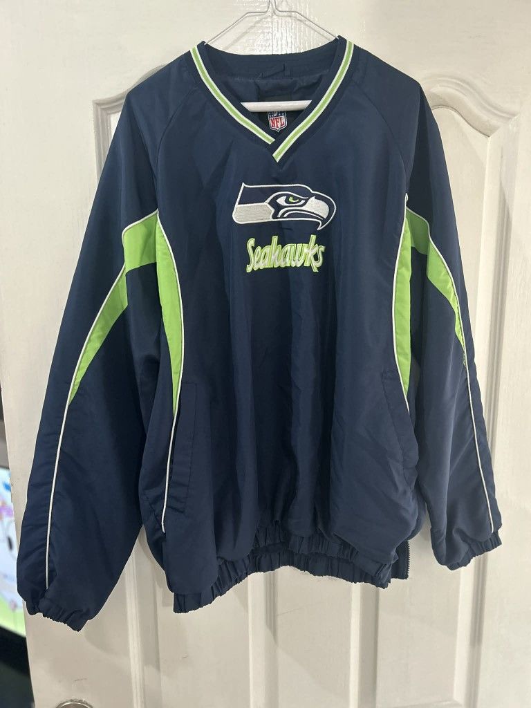 Seahawks NFL Windbreaker Sweater size L