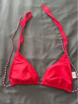 Red white and blue Top Bathing Suit