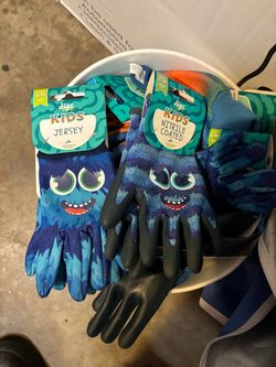 Digz Kids Gardening Gloves – Jersey & Nitrile Coated