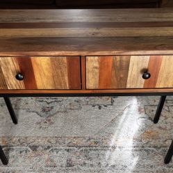 Narrow console Table With Drawers