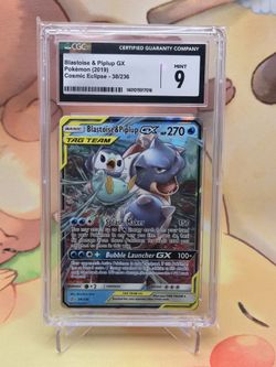 Blastoise & Piplup GX Full Art CGC 9