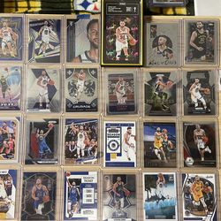 Stephen Curry Basketball Card Lot (x24)—Numbered Slab, Inserts, Coin