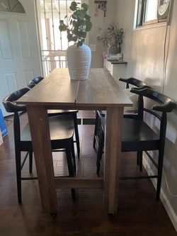 Table and chairs