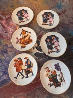 Liberty Magazine Collection Mini Decorative Plates - Set of 6