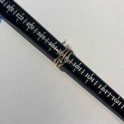10k Heart Three Gold Ring