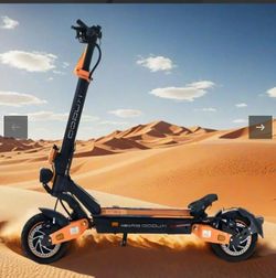 Kugoo Electric Scooter Black and Orange
