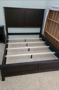 Queen Size Bed Frame- Box Spring Optional