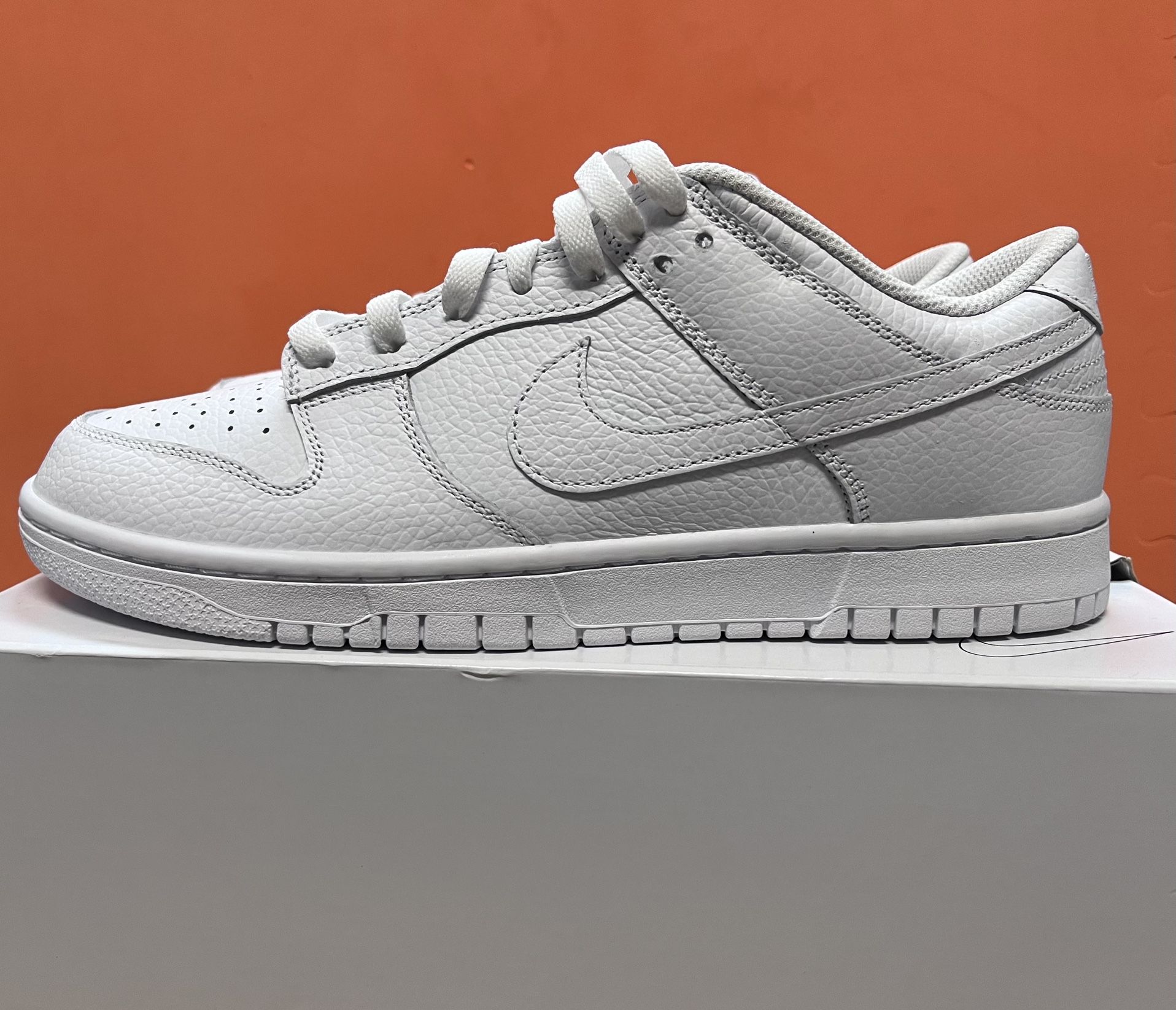 Nike Dunk Low Triple White Pure White Nike by You
