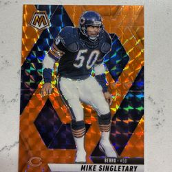 2025 Panini Mosaic Mike Singletary Orange Prizm /199 Bears
