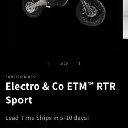 Buy Me An Ebike And The Accessories 