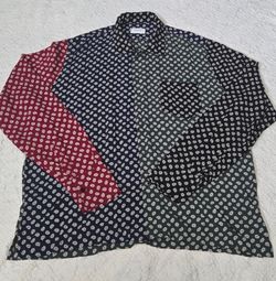 Rhude Patchwork Floral Print Button-Up Shirt