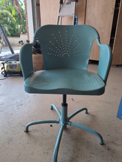 Metal Swivel Desk Chair