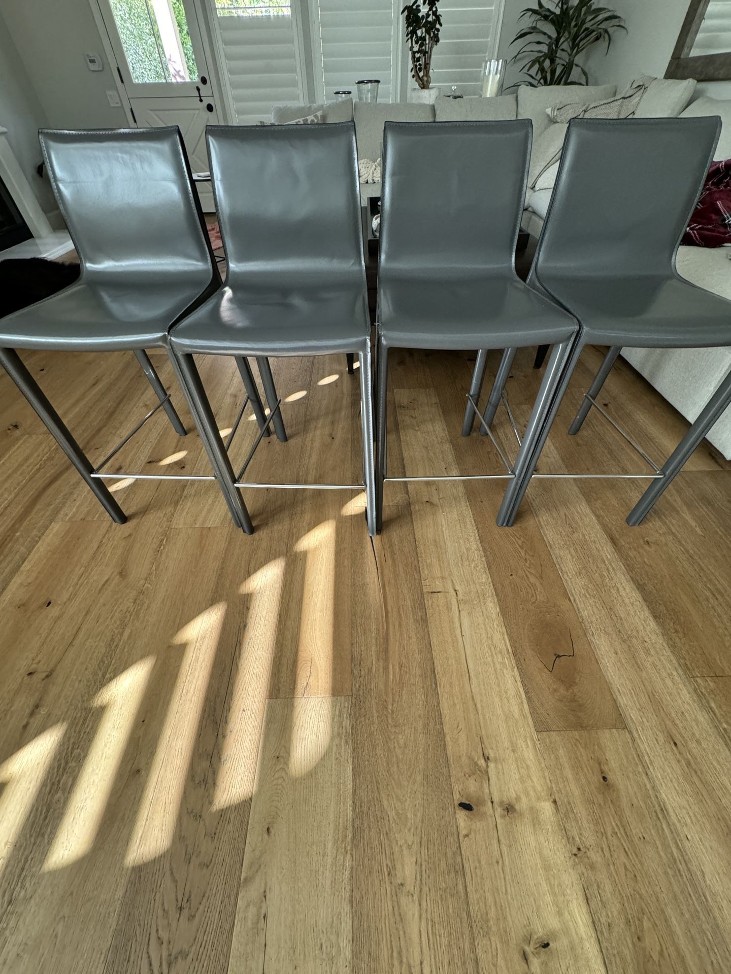 Leather Counter Stools 2 Available
