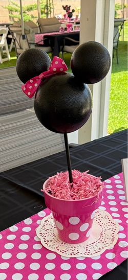 Minnie Mouse center pieces (8)