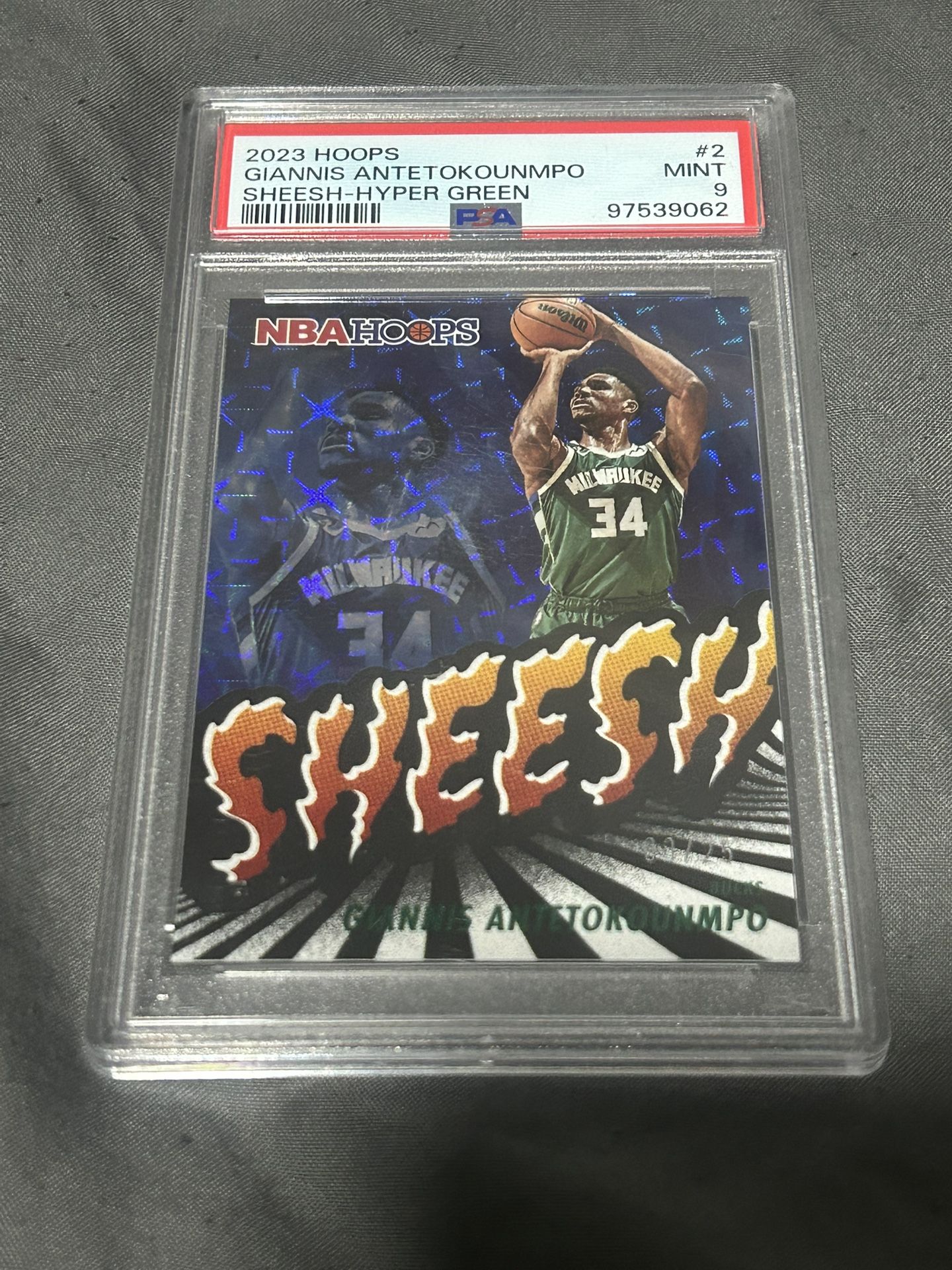 Giannis 3/25 Hyper Green PSA 9