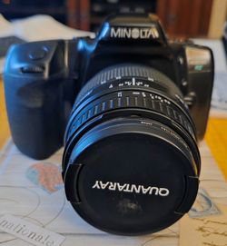 Minolta Maxxum 430si RZ 35mm camera w/ Quintana MX AF 1:3.5-5.6 f=28-80mm lens