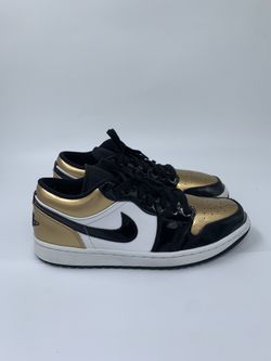 Black & Gold Nike Dunk Lows Size 10.5