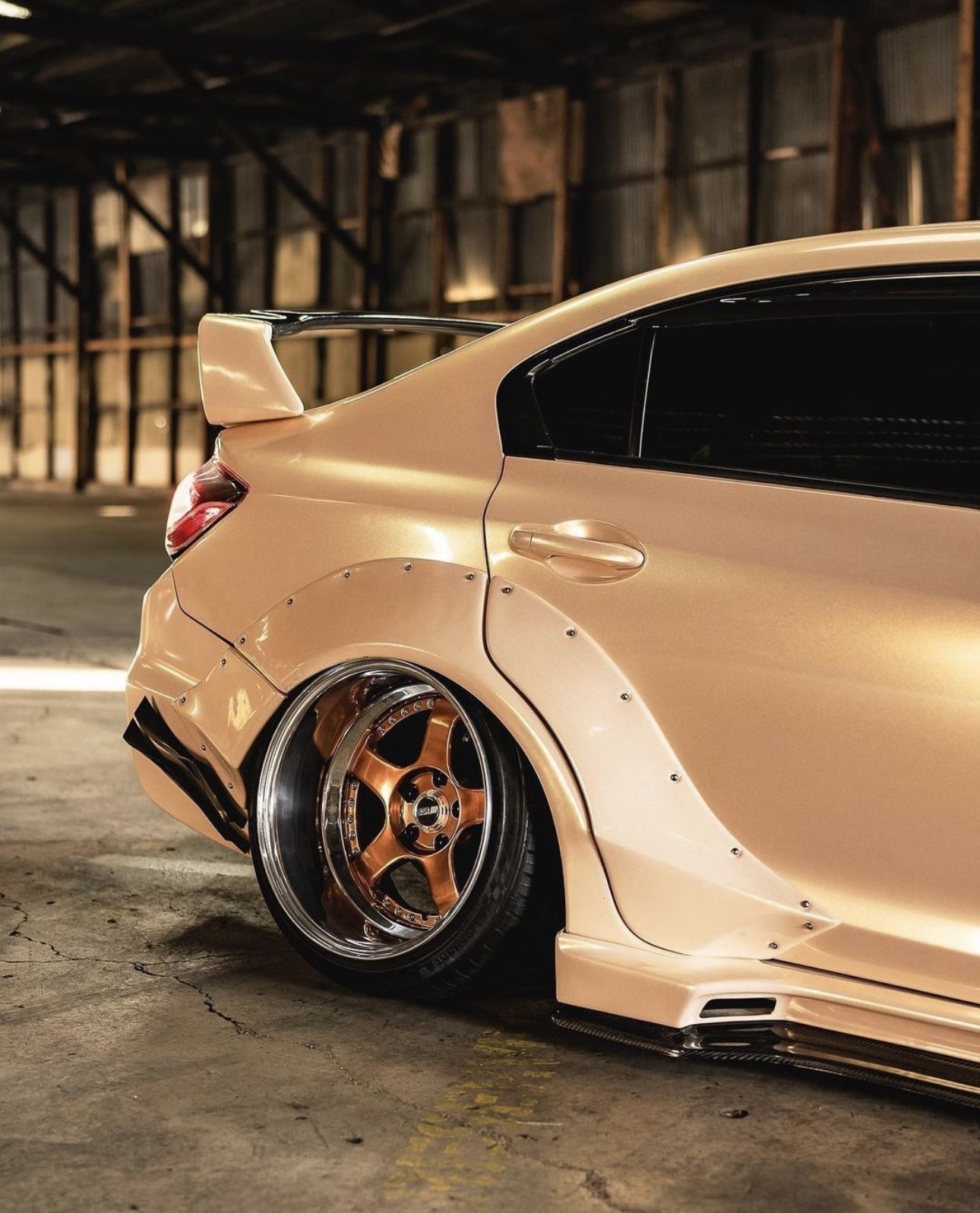 Kevmanz Wide Body Kit For Honda Civic 2013-2015 Fb6 CAR PARTS