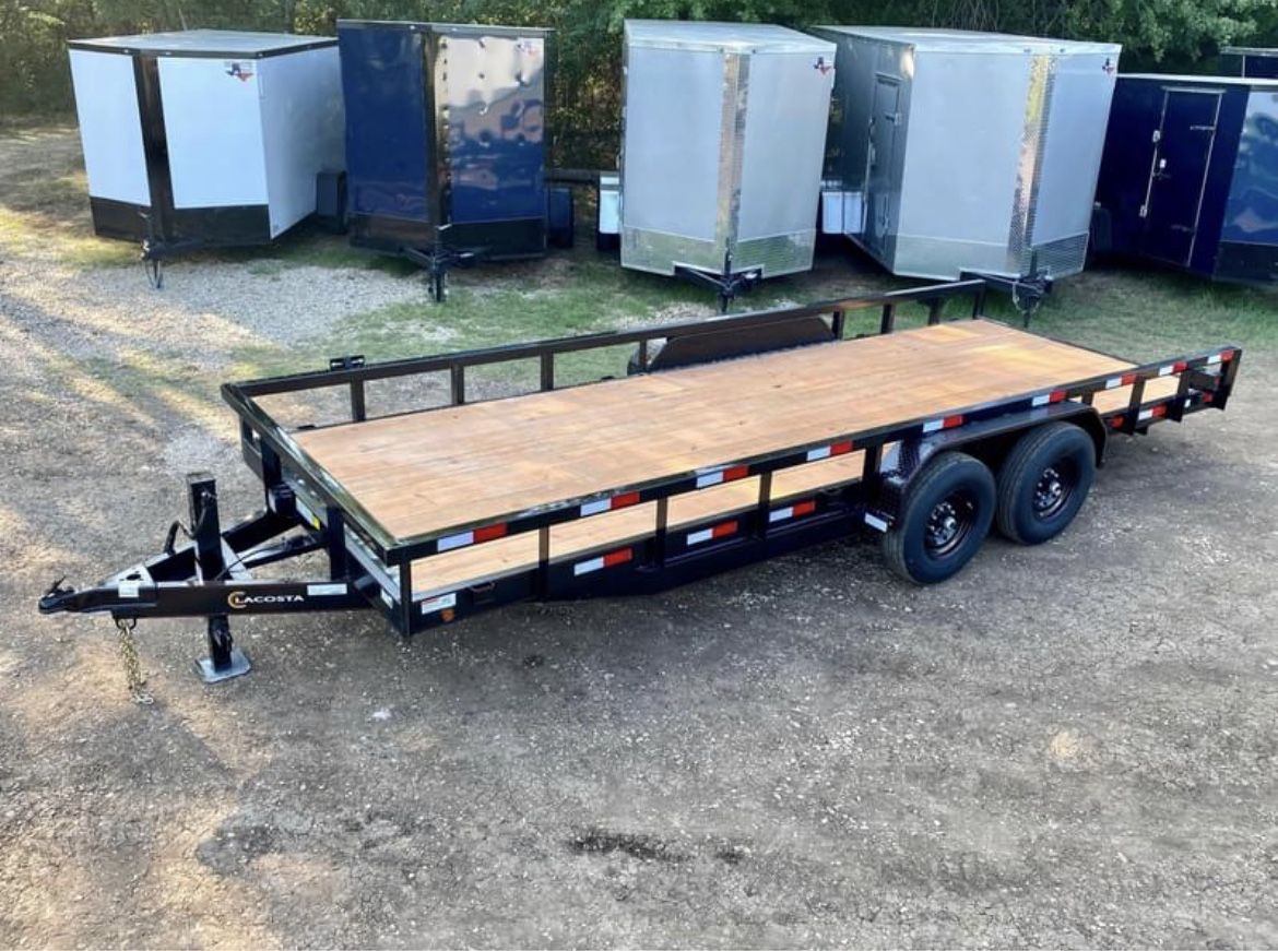 20’x83” Equipment Trailer Pipetop
