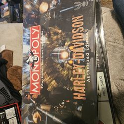 monopoly harley davidson authorized edition monopoly