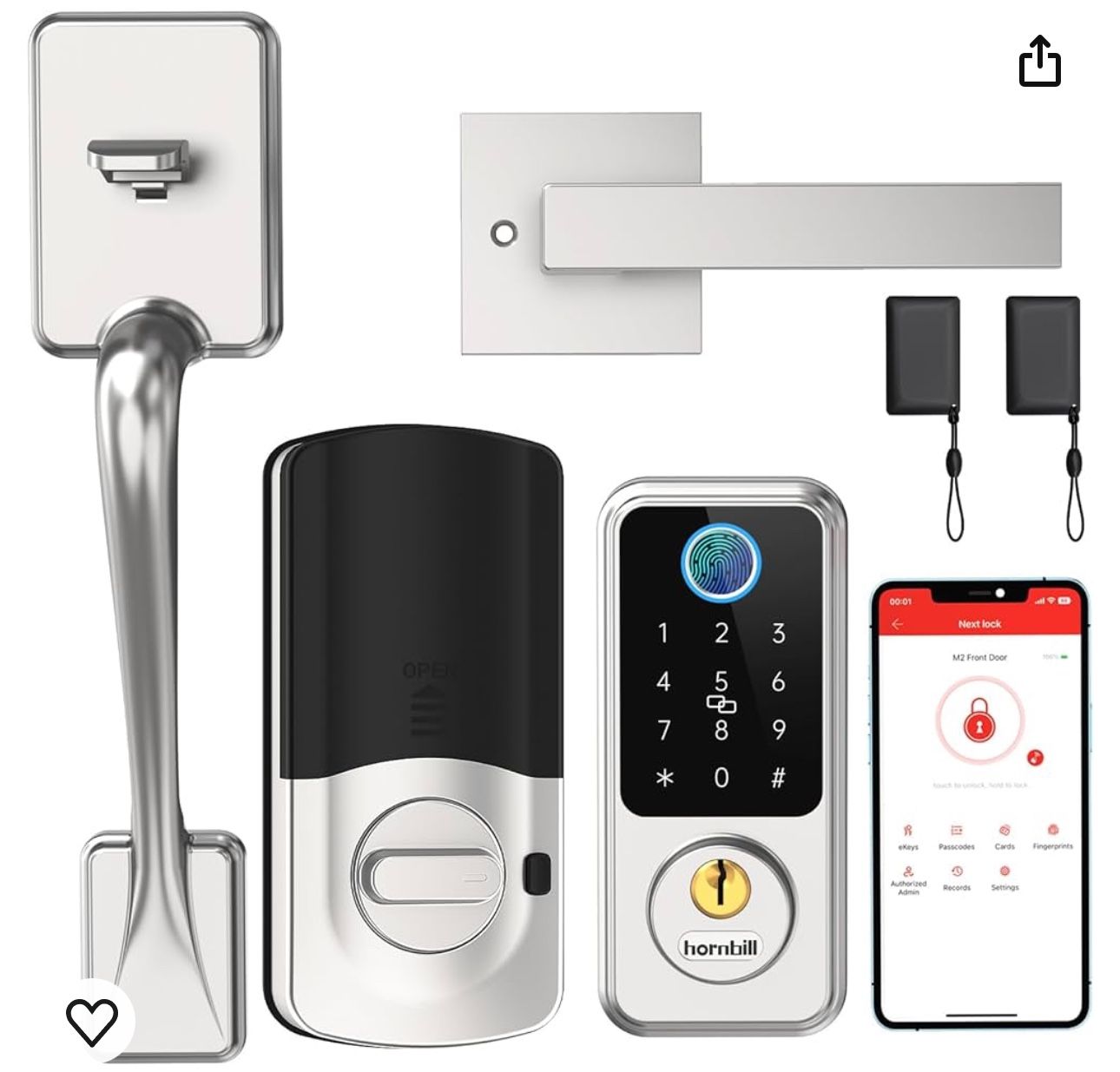 Smart Locking Set SMART LOCK WITH HANDLE SET - NEW ON BOX for Sale in Boston, MA - OfferUp